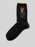 Polo Ralph Lauren Socken mit Label-Detail Modell 'HOLIDAY BEAR' in Bla...