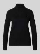 Gant Regular Fit Rollkragenpullover aus Woll-Mix Modell 'Extrafine' in...