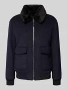 JOOP! Collection Regular Fit Jacke aus Woll-Mix mit Pattentaschen Mode...