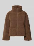 OPUS Jacke aus Teddyfell mit Stehkragen Modell 'Hozy' in Schoko, Größe...