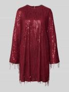 YAS Relaxed Fit Minikleid mit Rundhalsausschnitt Modell 'Lantra' in Bo...