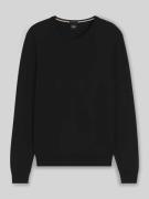 BOSS Regular Fit Strickpullover aus reiner Schurwolle Modell 'BARAM-L'...