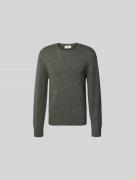 Officine Générale Pullover aus Woll-Kaschmir-Mix in Taupe, Größe L