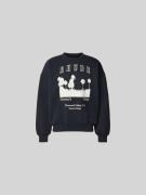 RHUDE Sweatshirt mit Label-Print in Black, Größe L