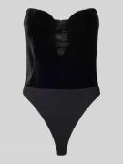 Bardot Body aus Samt im Off-Shoulder-Look Modell 'ELENI' in Black, Grö...