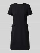 Marc Cain Knielanges Etuikleid mit Rundhalsausschnitt in Black, Größe ...