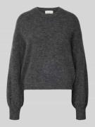 MSCH Copenhagen Loose Fit Strickpullover aus Woll-Alpaka-Mix Modell 'A...