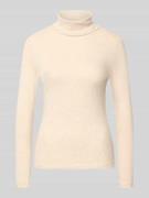 s.Oliver RED LABEL Slim Fit Langarmshirt aus Baumwoll-Mix in Beige, Gr...