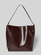 Mango Handtasche mit Tragehenkel Modell 'antonia' in Dunkelbraun, Größ...