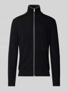 Marc O'Polo Regular Fit Strickjacke aus Baumwoll-Mix mit Schurwoll-Ant...