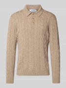 GRAN SASSO Strickpullover aus Schurwoll-Viskose-Mix mit Kaschmir-Antei...