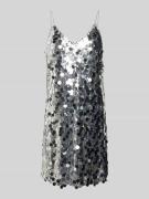 Jake*s Cocktail Cocktailkleid mit Paillettenbesatz in Silber, Größe 38