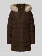 Tommy Hilfiger Slim Fit Daunenmantel mit abnehmbarem Kunstpelzbesatz i...