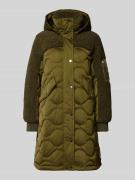 Marc O'Polo Regular Fit Daunenmantel mit Teddyfellbesatz in Khaki, Grö...