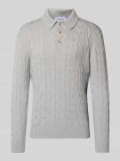 GRAN SASSO Strickpullover aus Schurwoll-Viskose-Mix mit Kaschmir-Antei...