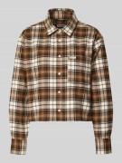 Guess Jeans Regular Fit Hemdbluse mit Logo-Patch Modell 'Boxy' in Came...