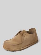 Birkenstock Schnürschuhe aus Leder in Taupe, Größe 42