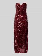 Bardot Cocktailkleid mit Pailletten Modell 'BRAYA' in Bordeaux, Größe ...