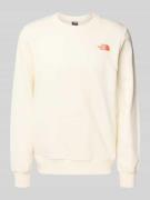 The North Face Sweatshirt mit Label-Print in Offwhite, Größe L