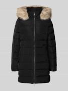 Tommy Hilfiger Slim Fit Daunenmantel mit abnehmbarem Kunstpelzbesatz i...