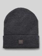 Knowledge Cotton Apparel Mütze aus reiner Wolle Modell 'Merino' in Ant...