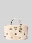 Guess Handtasche aus Kunstfell mit Ziersteinbesatz Modell 'SHAIDA' in ...