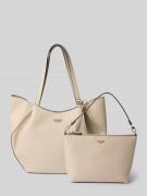 Guess Tote Bag mit Tragehenkel Modell 'AMORETTE' in Offwhite, Größe 1