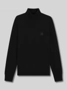 BOSS Orange Regular Fit Rollkragenpullover aus Baumwoll-Kaschmir-Mix M...