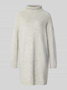 Apricot Oversized Strickkleid mit gerippten Abschlüssen in Silber, Grö...
