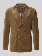 BOSS Slim Fit Sakko aus Baumwoll-Mix Modell 'HANRY' in Schlamm, Größe ...