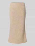 Vila Midirock mit Woll-Anteil Modell 'KACHEL' in Beige, Größe L