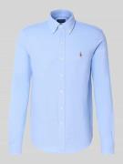 Polo Ralph Lauren Freizeithemd mit Knopfleiste in Hellblau, Größe L
