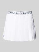 Polo Ralph Lauren Minirock mit gelegten Falten und elastischem Bund in...