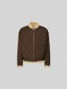 MM6 Maison Margiela Jacke mit Reißverschluss in Mittelbraun, Größe 50