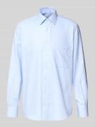 ETERNA Comfort Fit Businesshemd mit Knopfleiste in Bleu, Größe 40