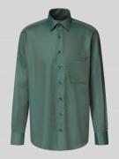 ETERNA Comfort Fit Businesshemd mit Knopfleiste in Dunkelgruen, Größe ...