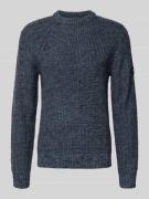Jack & Jones Strickpullover mit gerippten Abschlüssen Modell 'LINK' in...