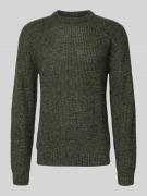 Jack & Jones Strickpullover mit gerippten Abschlüssen Modell 'LINK' in...