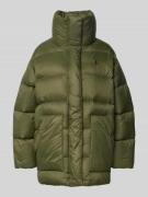 Polo Ralph Lauren Daunenjacke mit Stehkragen in Oliv, Größe L