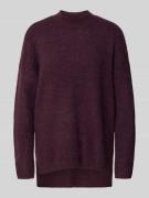 Vero Moda Oversized Strickpullover mit Mock Neck Modell 'LEFILE' in Bo...