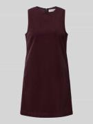 Marc O'Polo Leicht ausgestelltes Etuikleid aus Baumwoll-Mix in Bordeau...