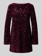 Only Körpernahes Cocktailkleid mit Pailettenbesatz Modell 'ANIKA' in B...
