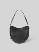 Victoria Beckham Shoulder Bag mit Logo-Detail in Black, Größe 1