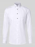 Jake*s Super Slim Fit Smokinghemd mit Kentkragen in Weiss, Größe 39/40