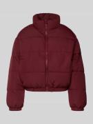 JJXX Steppjacke mit Stehkragen Modell 'TRACY' in Bordeaux, Größe L