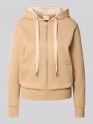 Guess Sweatjacke mit Kapuze in Beige, Größe M