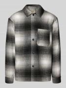 Jack & Jones Regular Fit Hemdjacke mit Brusttasche Modell 'ZAC' in Bla...