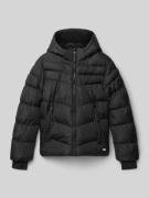 CARS JEANS Steppjacke mit Kapuze Modell 'HEYWARD' in Black, Größe 152