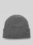 BOSS Mütze aus reinem Kaschmir Modell 'HONESTO' in Hellgrau Melange, G...