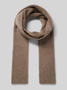 Unio Schal aus Schurwoll-Mix mit Kaschmir-Anteil in Taupe, Größe 1